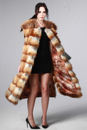 Шуби натуральне хутро лисиці норки шиншили Польща